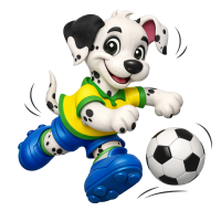 Mascote 3D Correndo PNG
